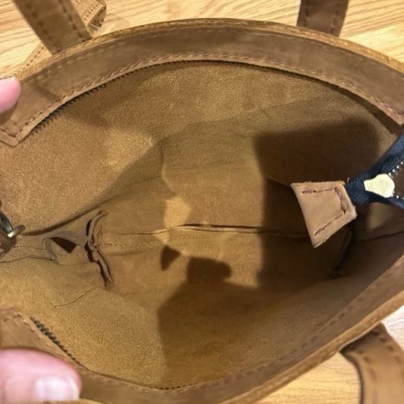 Portland Leather Goods Mini Crossbody Tote Plg Zipper